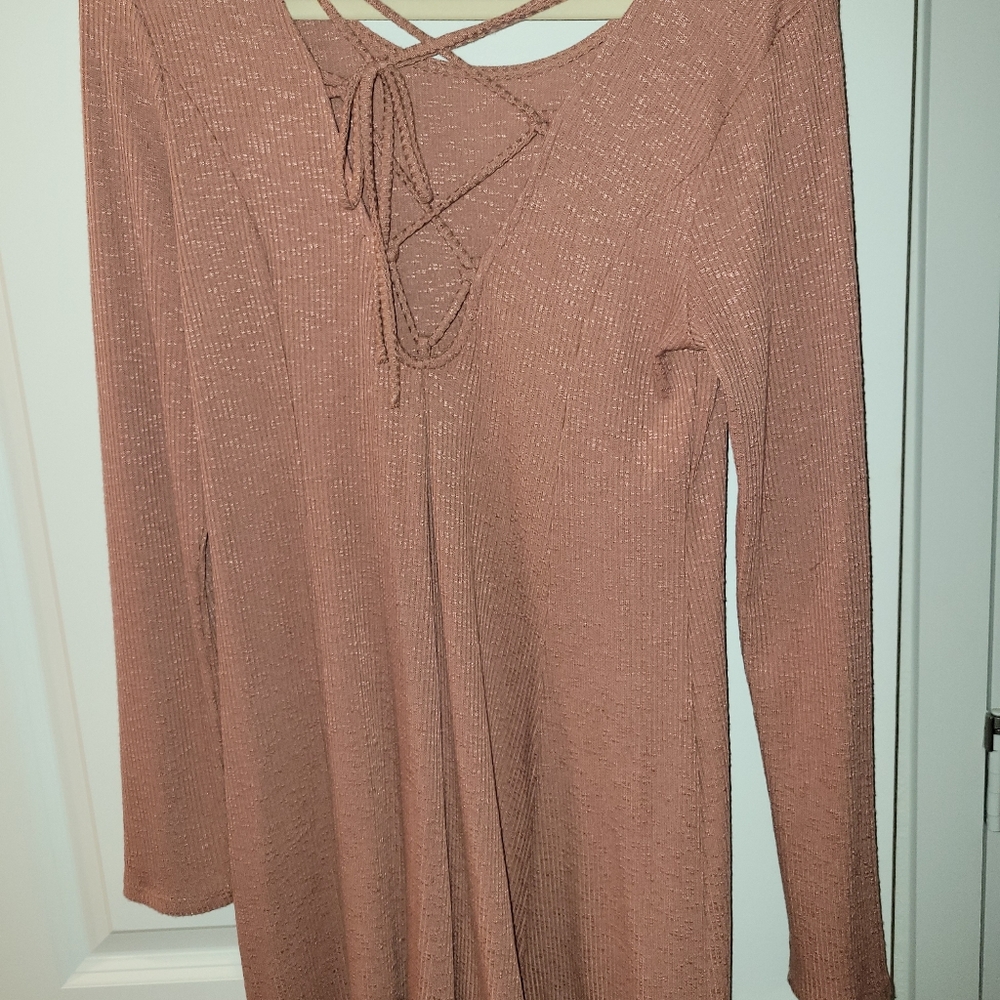 Forever 21 Rose Pink Dress Size L
